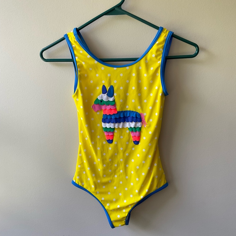 Mini Boden Yellow Swimsuit